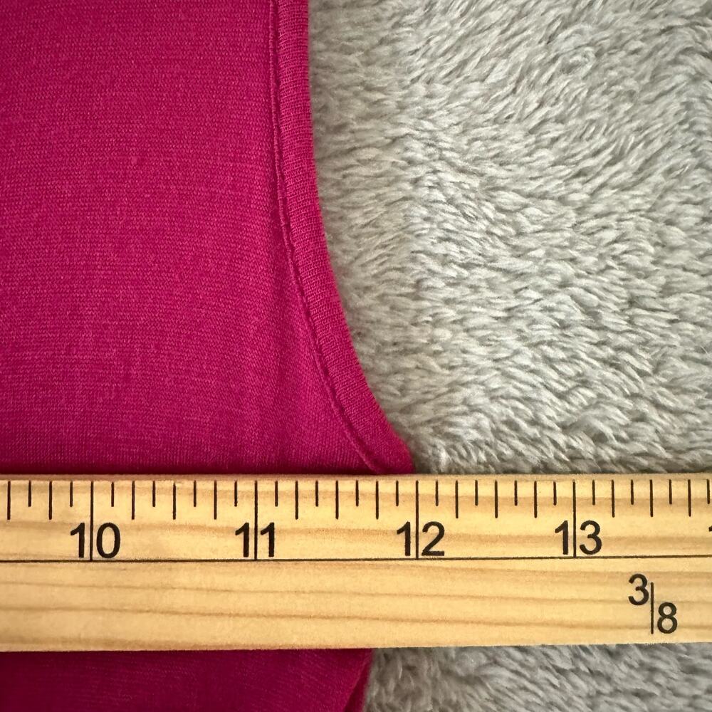 Soft Surroundings Maxi Dress Women PXS Magenta Dominique Tiered Ruffle Modal - Picture 6 of 7